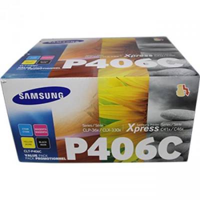 Toner imprimanta VALUE PAC KCLT-P406C / SU375A 1,5K ORIGINAL SAMSUNG CLP-360