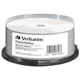 VERBATIM BluRay BD-R DL [ Spindle 25 | 50GB | 6x [WIDE THERMAL PRINT NO ID]