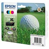 Epson Cerneala Golf ball Multipack Epson 4-colours 34XL DURABrite Ultra | 48,7 ml