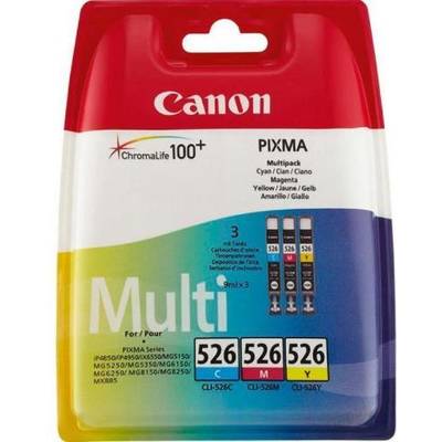 Cartus Imprimanta MULTIPACK CMY CLI-526 ORIGINAL CANON MG5150