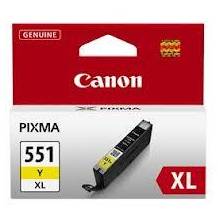 Cartus Imprimanta YELLOW CLI-551XLY 11ML ORIGINAL CANON PIXMA IP7250