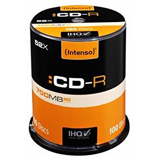 CD-R Intenso [cutie 100 | 700MB | 52x]