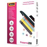 FELLOWES Laminating pouch 250 µ, 216x303 mm - A4, 100 pcs