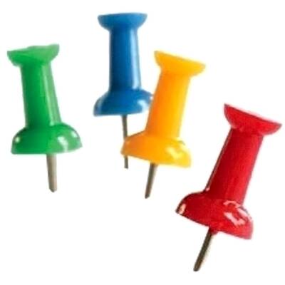 Ace Memoris-Precious, pentru tabla de pluta, 50 bucati/cutie, divers colorate