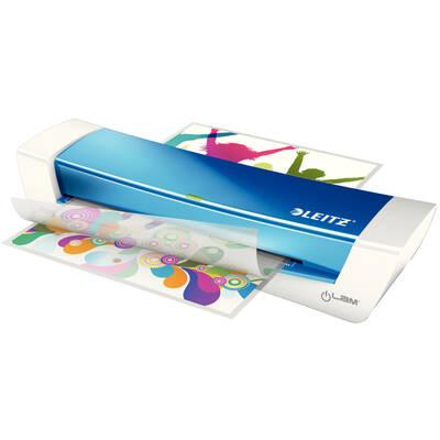 Laminator Leitz, iLAM Home Office, A4, albastru