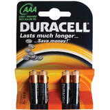 DURACELL Baterii Duracell Basic, LR03, AAA, alcaline, 1.5 V, 4 bucati/set