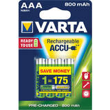 VARTA Acumulatori Varta, HR03, AAA, 800 mAh, 4 bucati/set