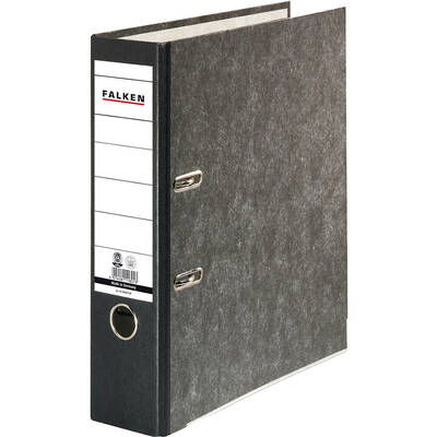 Biblioraft Falken marmorat, 80 mm, negru