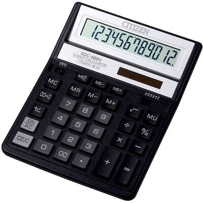 Calculator Citizen SDC888X, negru