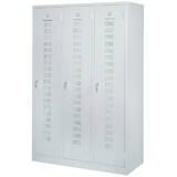 Generic Vestiar metalic, 3 usi/3 canate, 87x50x180 cm, gri