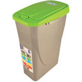 Generic Cos Ecobin pentru colectare selectiva a deseurilor, 25 l, verde