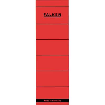 Falken Etichete autoadezive pentru biblioraft 60 x 190 mm, rosu, 10 buc/set - Pret/set