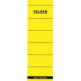 Falken Etichete autoadezive pentru biblioraft 60 x 190 mm, galben, 10 buc/set - Pret/set