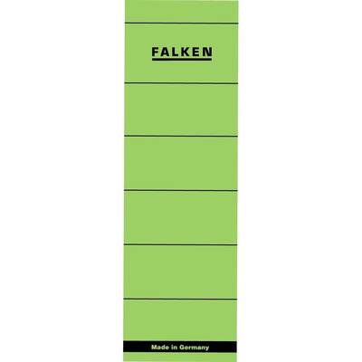 Falken Etichete autoadezive pentru biblioraft 60 x 190 mm, verde, 10 buc/set - Pret/set