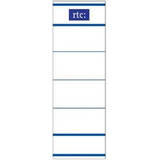 RTC Etichete pentru bibliorafturi RTC, carton, 47 x 142 mm, 20 bucati/set - Pret/set