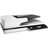 HP ScanJet Pro 3500 f1 Flatbed Scanner; A4, CIS, max 25ppm/50ipm (300 dpi), max 600 dpi optic ADF, 1200 dpi optic flatbed, 24color bit, 256 niveluri de gri, 12-2400% scalare (1%increment), LCD 2 linii, 5 butoane, USB 3.0, ADF 50 coli duplex (media 45 -120 g/