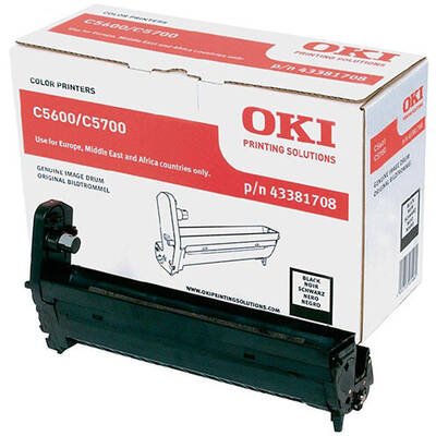 Drum Drum OKI negru EP-CART-C56/5700 cod 43381708; compatibil cu C5600/C5700, capacitate 20k pag