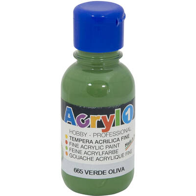 Tempera acrilica Primo 125 ml verde olive