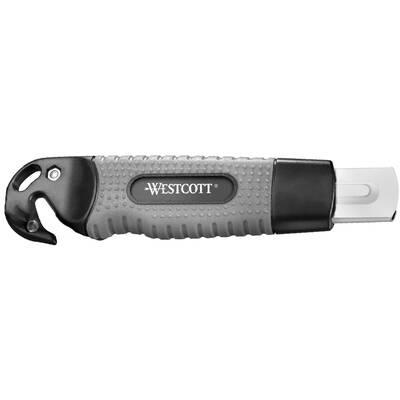 Cutter profesional Westcott, latime lama - 18 mm, maner pentru dezambalare