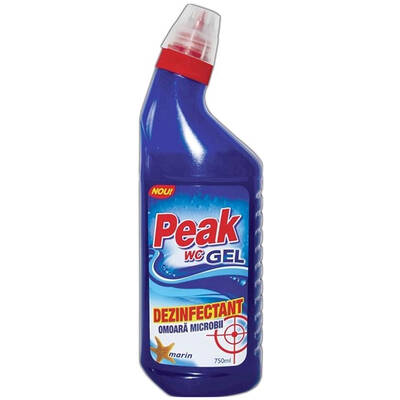 Peak WC gel dezinfectant, 750 ml