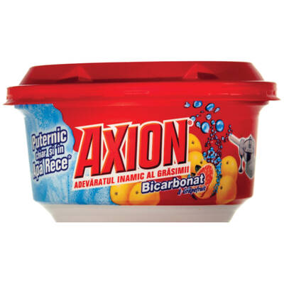 Detergent de vase pasta, Axion Bicarbonat, 400 g