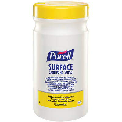 Servetele dezinfectante, Purell Surface, pt suprafete, 200 portii/pachet