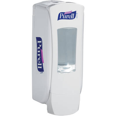 Dispenser Purell, ADX, manual, pentru gel dezinfectant, 1200 ml, alb