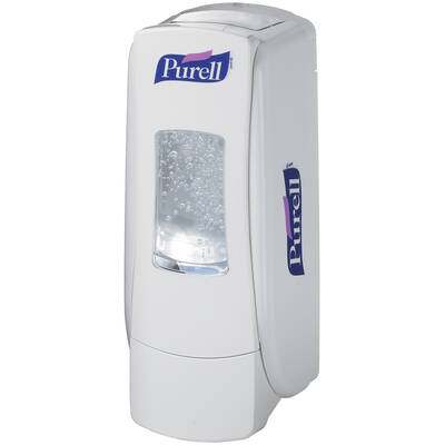 Dispenser Purell, ADX, manual, pentru gel dezinfectant, 700 ml, alb