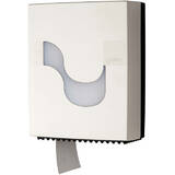 Celtex Dispenser Celtex, Megamini, pentru hartie igienica Mini Jumbo, plastic, alb