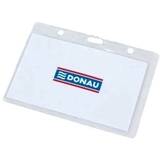 DONAU Ecuson orizontal Donau, transparent, 102 x 64 mm