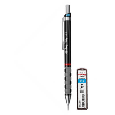 Set Rotring, creion mecanic Tikky III Original,  0.7 mm