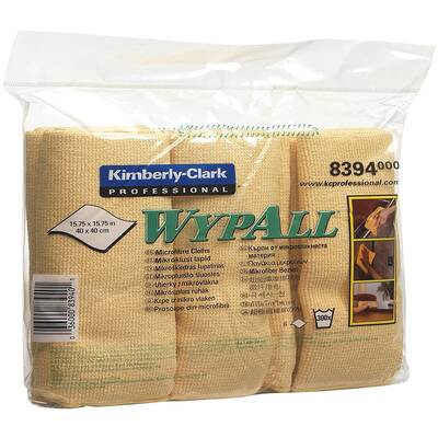 Kimberly-Clark Laveta microfibra Wypall, galbena, 6 bucati/set