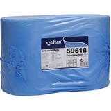 Celtex Rola lavete industriale,Celtex 59618, 3 straturi, hartie albastra, 500 portii/rola, 2 role/set