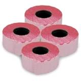 Generic Etichete autoadezive pentru marcatoare, 22 x 12 mm, rosu fluorescent