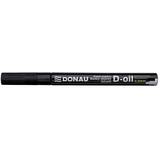 DONAU Marker permanent cu vopsea Donau, varf rotund, 2.2 mm, negru