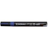 DONAU Marker permanent cu vopsea Donau, varf rotund, 2.8 mm, albastru