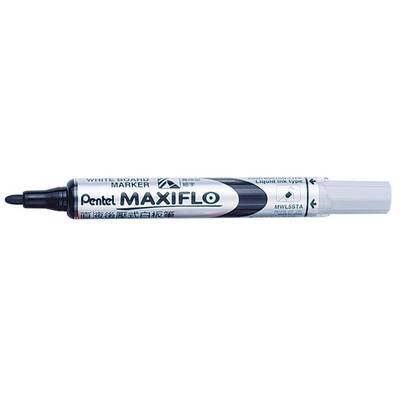 Marker pentru tabla Pentel Maxiflo, varf rotund, 4 mm, negru