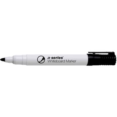 Marker pentru tabla A-series, varf rotund, 2 mm, negru