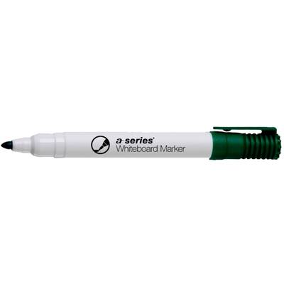 Marker pentru tabla A-series, varf rotund, 2 mm, verde