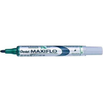 Marker pentru tabla Pentel Maxiflo, varf rotund, 4 mm, verde