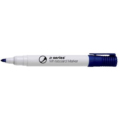 Marker pentru tabla A-series, varf rotund, 2 mm, albastru