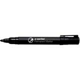 A-series Marker permanent A-series, varf rotund, 2 mm, negru