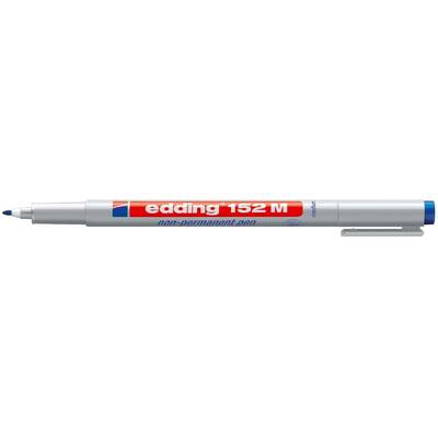 Marker nepermanent Edding OHP 152, varf rotund, 1.0 mm, albastru