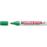 Edding Marker permanent Edding 8750, cu vopsea, corp aluminiu, varf rotund, 2-4 mm, verde