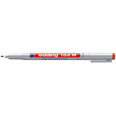 Marker nepermanent Edding OHP 152, varf rotund, 1.0 mm, rosu