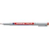 Edding Marker nepermanent Edding OHP 152, varf rotund, 1.0 mm, rosu