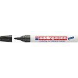 Edding Marker permanent Edding 8300 Industrial, corp metalic, varf rotund, 1.5-3 mm, negru