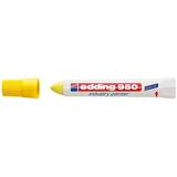 Edding Marker permanent Edding 950 Industrial, corp plastic, varf rotund, 10mm, galben