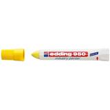 Edding Marker permanent Edding 950 Industrial, corp plastic, varf rotund, 10mm, galben