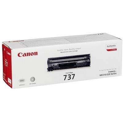 Toner imprimanta Toner original Canon CRG-737, 2400 pagini, negru